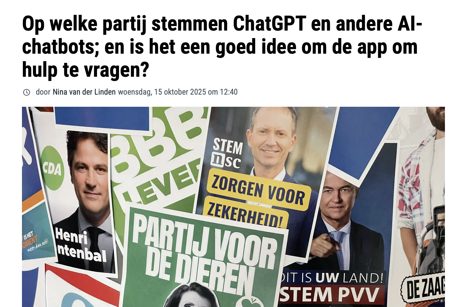 Welingelichte Kringen over OpenVerkiezingen.nl rond de Tweede Kamerverkiezingen